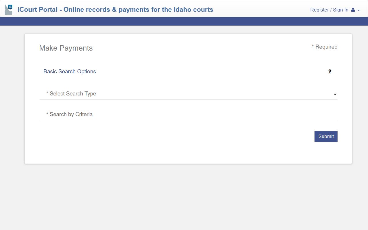 Clark County criminal court records iCourt Make Payments