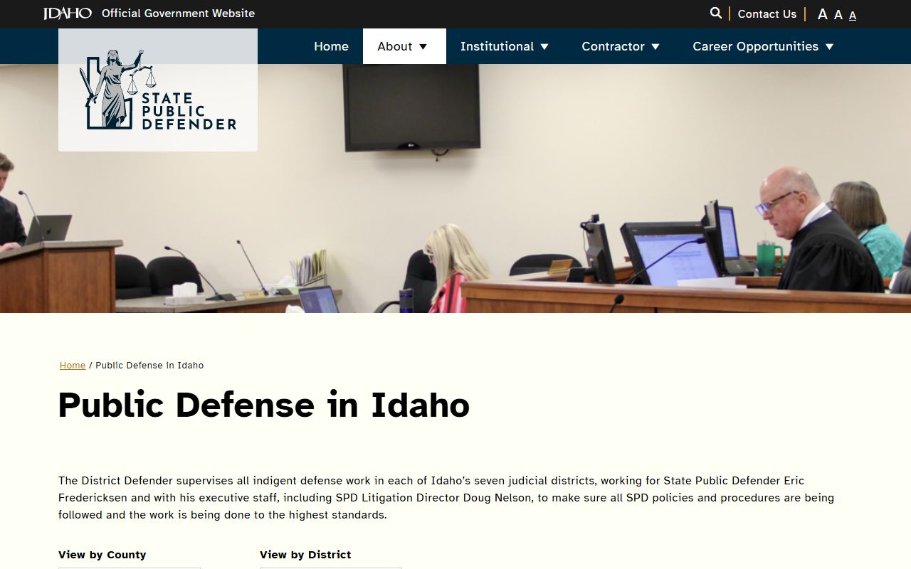 Clark County criminal court records public defender office information